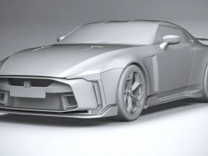 Nissan GT-R50 Italdesign 2021 3D Model