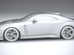 Nissan GT-R50 Italdesign 2021 3D 모델