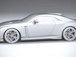 Nissan GT-R50 Italdesign 2021 3D Model