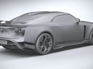 Nissan GT-R50 Italdesign 2021 3D Model