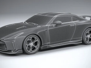 Nissan GT-R50 Italdesign 2021 3D Model
