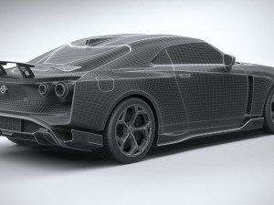Nissan GT-R50 Italdesign 2021 3D 모델
