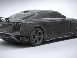 Nissan GT-R50 Italdesign 2021 3D Model