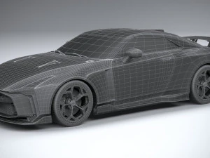 Nissan GT-R50 Italdesign 2021 3D Model