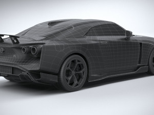Nissan GT-R50 Italdesign 2021 3D 모델