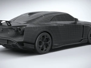 Nissan GT-R50 Italdesign 2021 3D Model