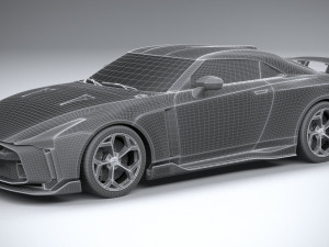 Nissan GT-R50 Italdesign 2021 3D 모델