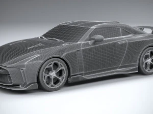 Nissan GT-R50 Italdesign 2021 3D Model