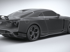 Nissan GT-R50 Italdesign 2021 3D 모델