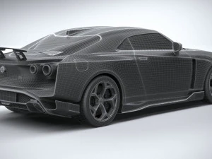 Nissan GT-R50 Italdesign 2021 3D Model