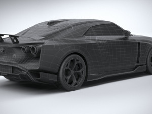 Nissan GT-R50 Italdesign 2021 3D 모델