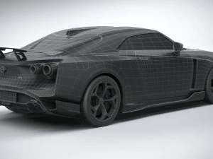 Nissan GT-R50 Italdesign 2021 3D Model