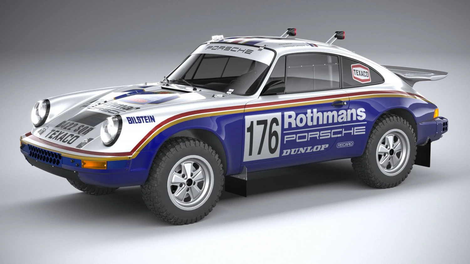 Porsche 911 953 Dakar 1984 Modèle 3D .c4d .max .obj .3ds .fbx .stl .blend 