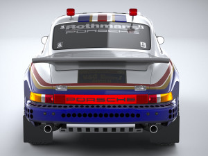Porsche 911 953 Dakar 1984 3D Model