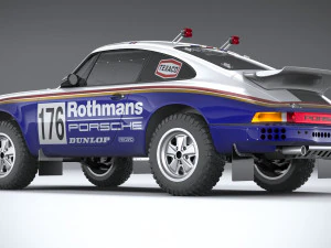 Porsche 911 953 Dakar 1984 Modèle 3D