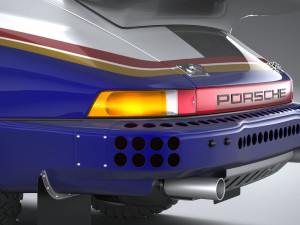 Porsche 911 953 Dakar 1984 3D Model