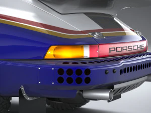 Porsche 911 953 Dakar 1984 Modèle 3D