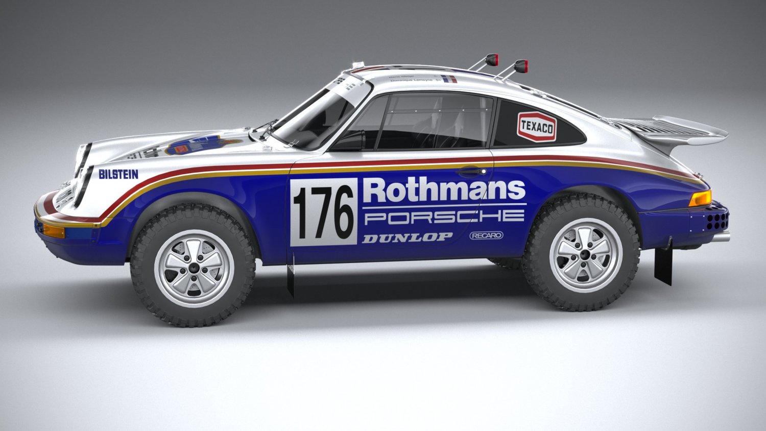 Porsche 911 953 Dakar 1984 3D Модель in Классические 3DExport