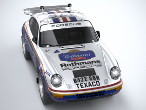 Porsche 911 953 Dakar 1984 3D Model