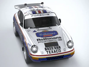 Porsche 911 953 Dakar 1984 Modèle 3D