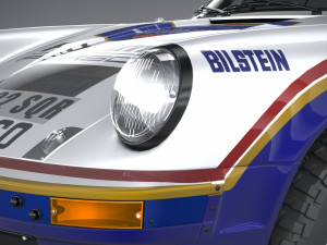 Porsche 911 953 Dakar 1984 3D Model