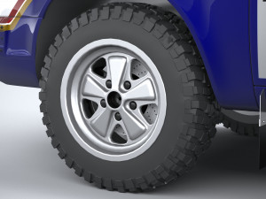 Porsche 911 953 Dakar 1984 3D Model