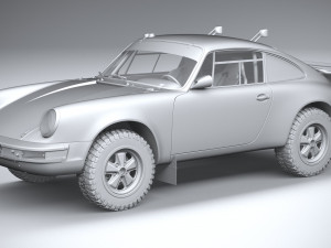 Porsche 911 953 Dakar 1984 3D Model