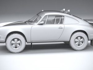 Porsche 911 953 Dakar 1984 3D Model