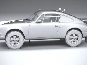Porsche 911 953 Dakar 1984 Modèle 3D