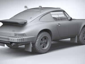 Porsche 911 953 Dakar 1984 3D Model
