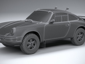 Porsche 911 953 Dakar 1984 3D Model