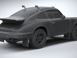 Porsche 911 953 Dakar 1984 3D Model
