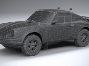 Porsche 911 953 Dakar 1984 3D Model