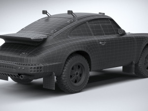 Porsche 911 953 Dakar 1984 3D Model