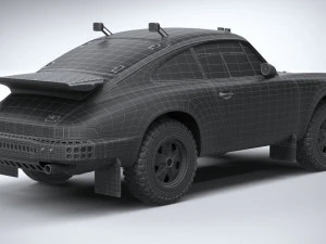 Porsche 911 953 Dakar 1984 Modèle 3D
