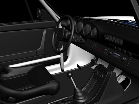 Porsche 911 953 Dakar 1984 Model 3D