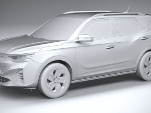 Ssangyong Korando EMotion 2023 Modèle 3D