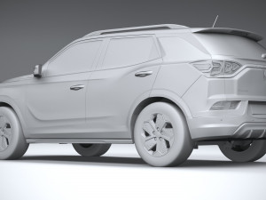 Ssangyong Korando EMotion 2023 Modèle 3D