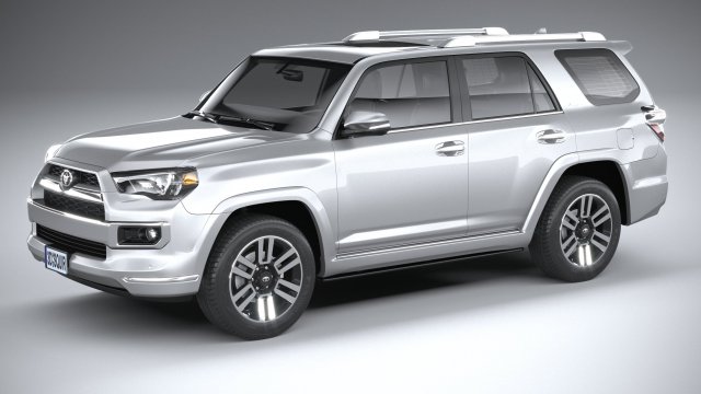 Toyota 4Runner Limited 2023 3D Model .c4d .max .obj .3ds .fbx .stl .blend 