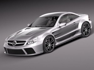 Mercedes-Benz SL65 AMG Black 2010 3D मॉडल
