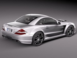 Mercedes-Benz SL65 AMG Black 2010 Modelo 3D