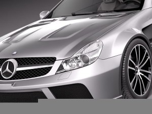 Mercedes-Benz SL65 AMG Black 2010 Modelo 3D