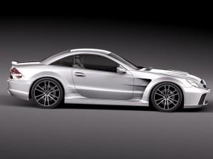 Mercedes-Benz SL65 AMG Black 2010 Modelo 3D