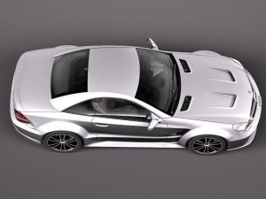 Mercedes-Benz SL65 AMG Black 2010 Modelo 3D