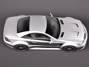 Mercedes-Benz SL65 AMG Black 2010 3D Model