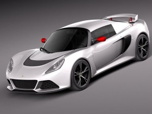 Lotus Exige S 2012 3D Model