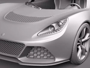 Lotus Exige S 2012 3D Model