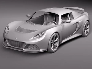 Lotus Exige S 2012 3D Model