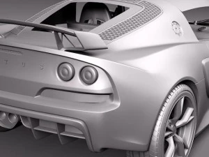 Lotus Exige S 2012 3D Model