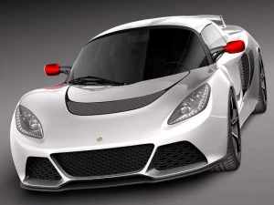 Lotus Exige S 2012 3D Model